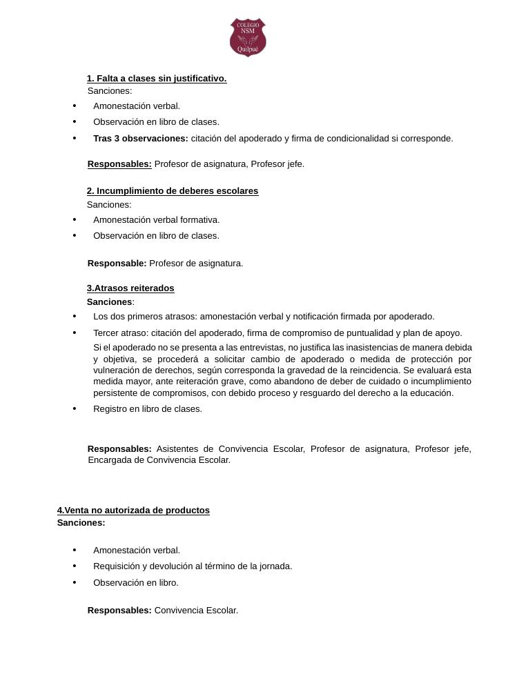 Página 19 del RICE Colegio NSM