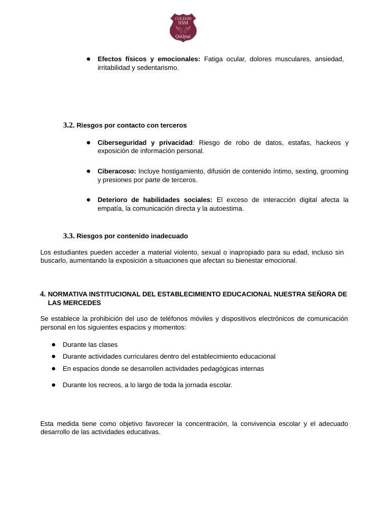 Página 27 del RICE Colegio NSM