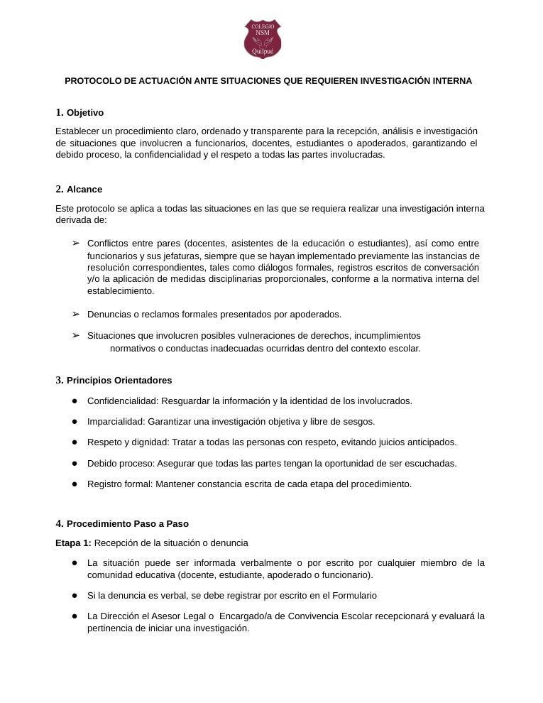 Página 55 del RICE Colegio NSM