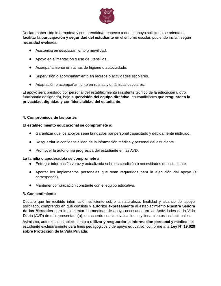 Página 69 del RICE Colegio NSM