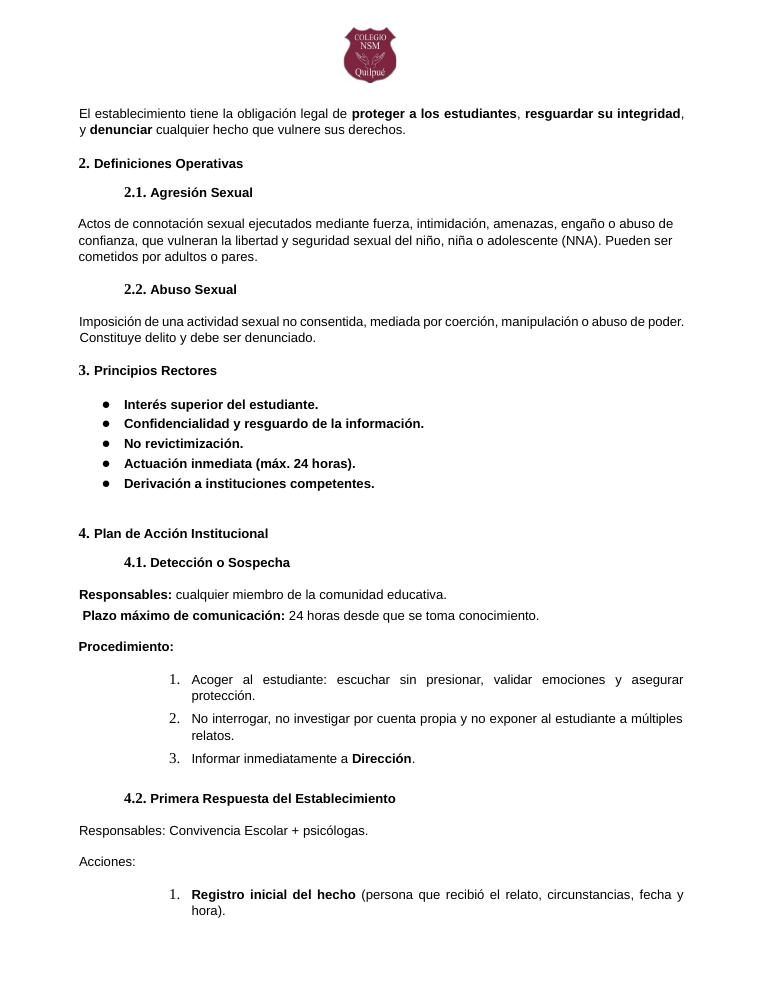 Página 93 del RICE Colegio NSM