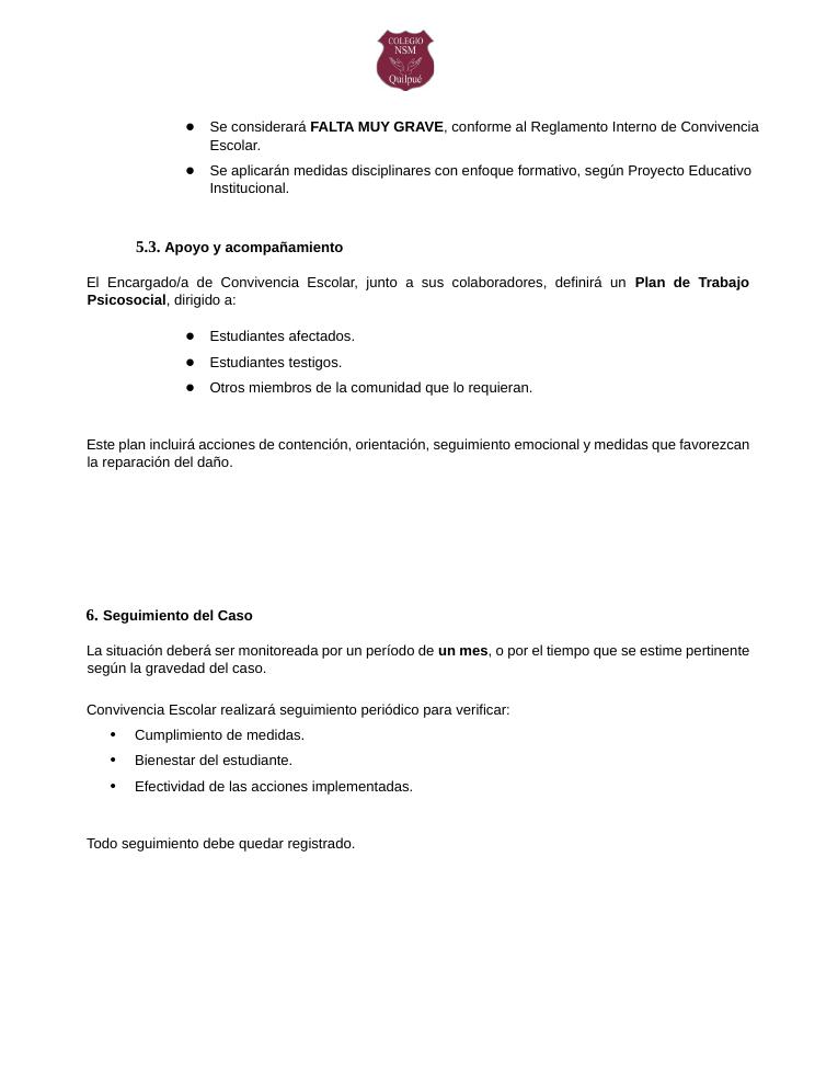 Página 107 del RICE Colegio NSM