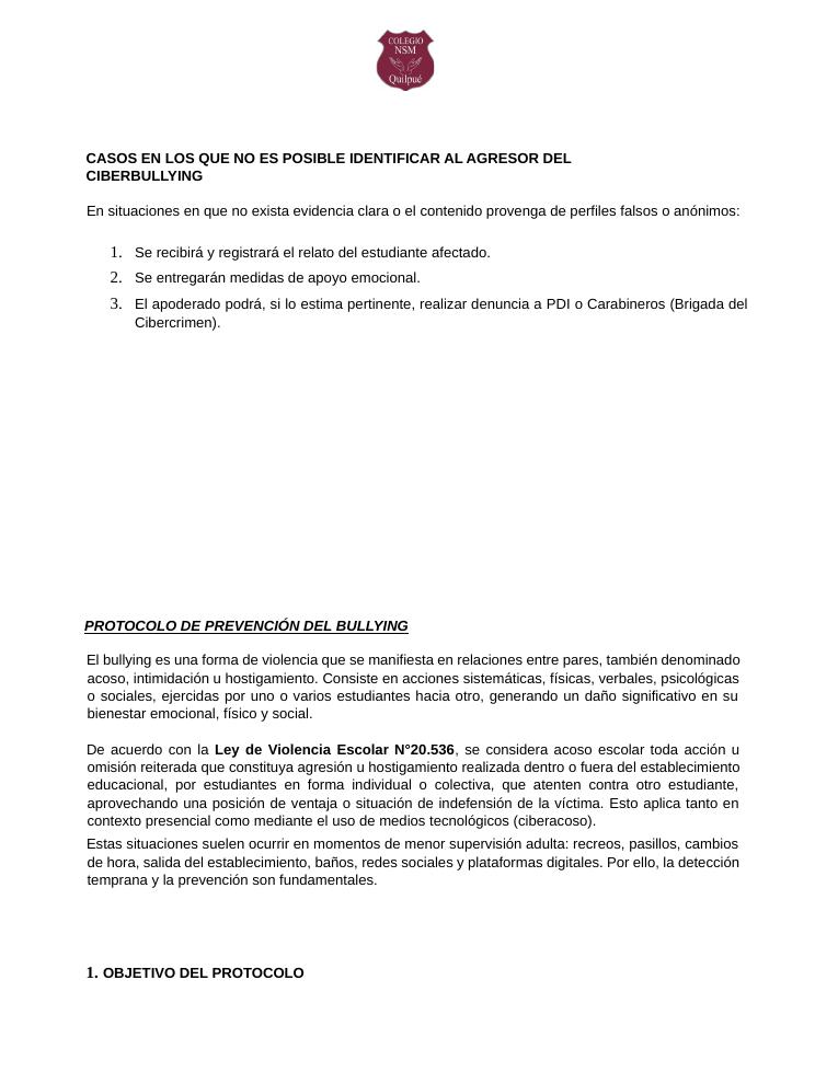 Página 115 del RICE Colegio NSM