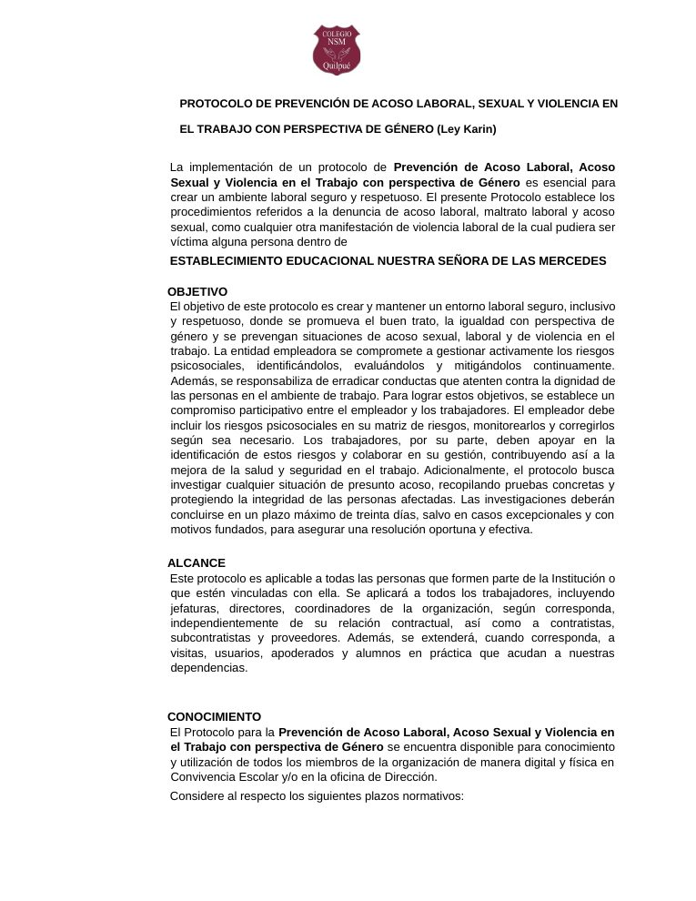 Página 211 del RICE Colegio NSM