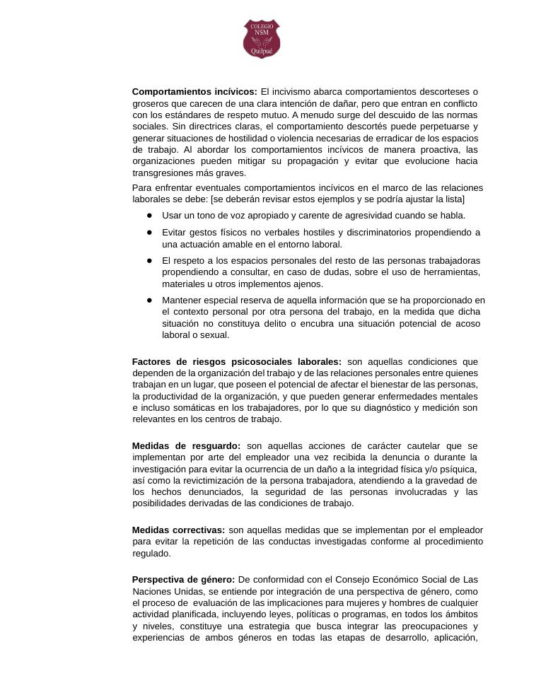 Página 215 del RICE Colegio NSM